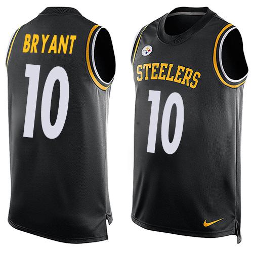  Steelers #10 Martavis Bryant Black Team Color Men's Stitched NFL Limited Tank Top Jersey